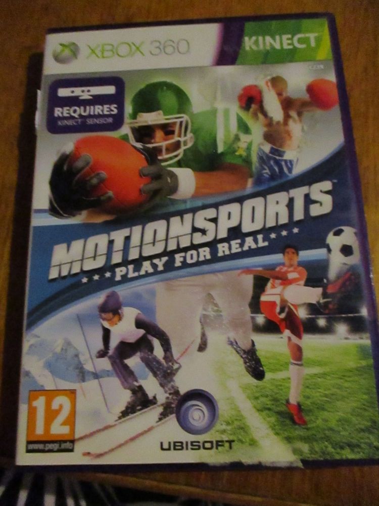 Xbox 360 Kinect Motion Sports -Play For Real - Video Game