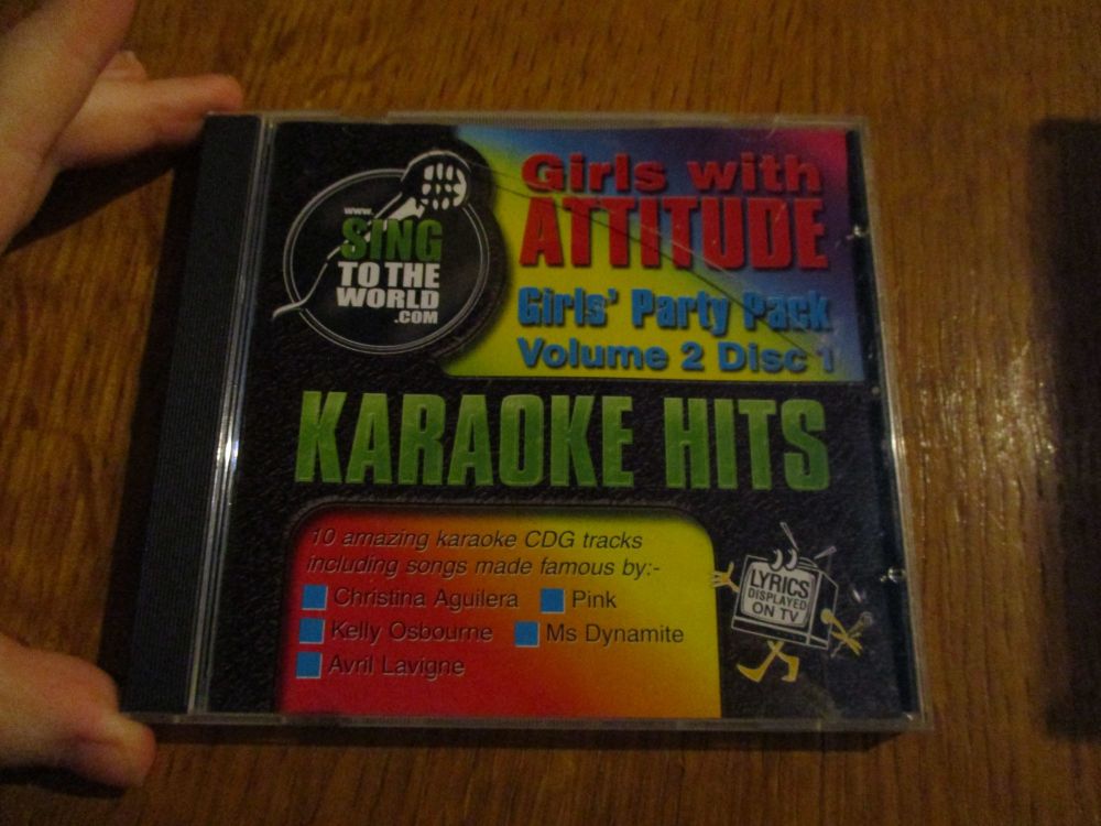 Girls With Attitude - Girls Party Pack Vol2 Disc1 - Karaoke Hits - CD