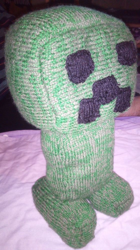 Unique Handmade Creeper Inspired Soft Toy