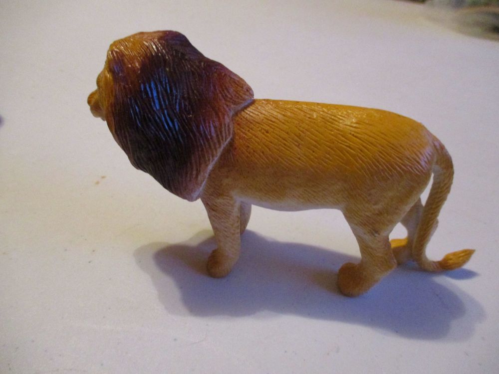 Large Lion Wildlife Figure Toy - Sturdy Plastic