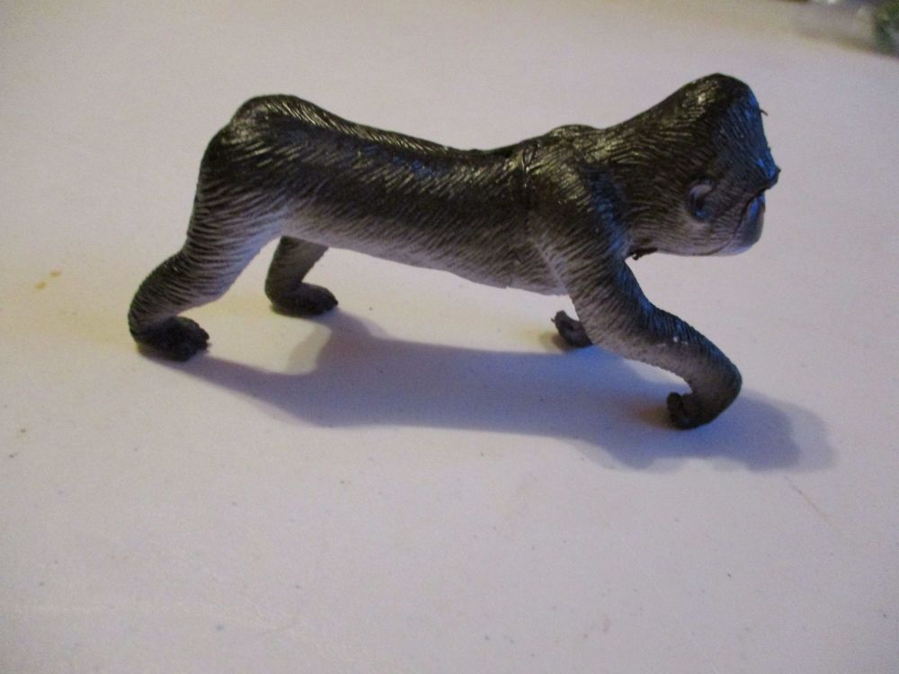 Large Gorilla Wildlife Figure Toy - Sturdy Plastic