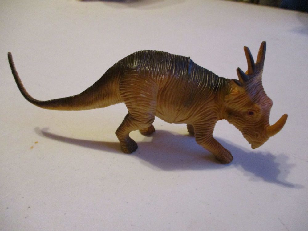 Large Styracosaurus Dinosaur Figure Toy - Sturdy Plastic