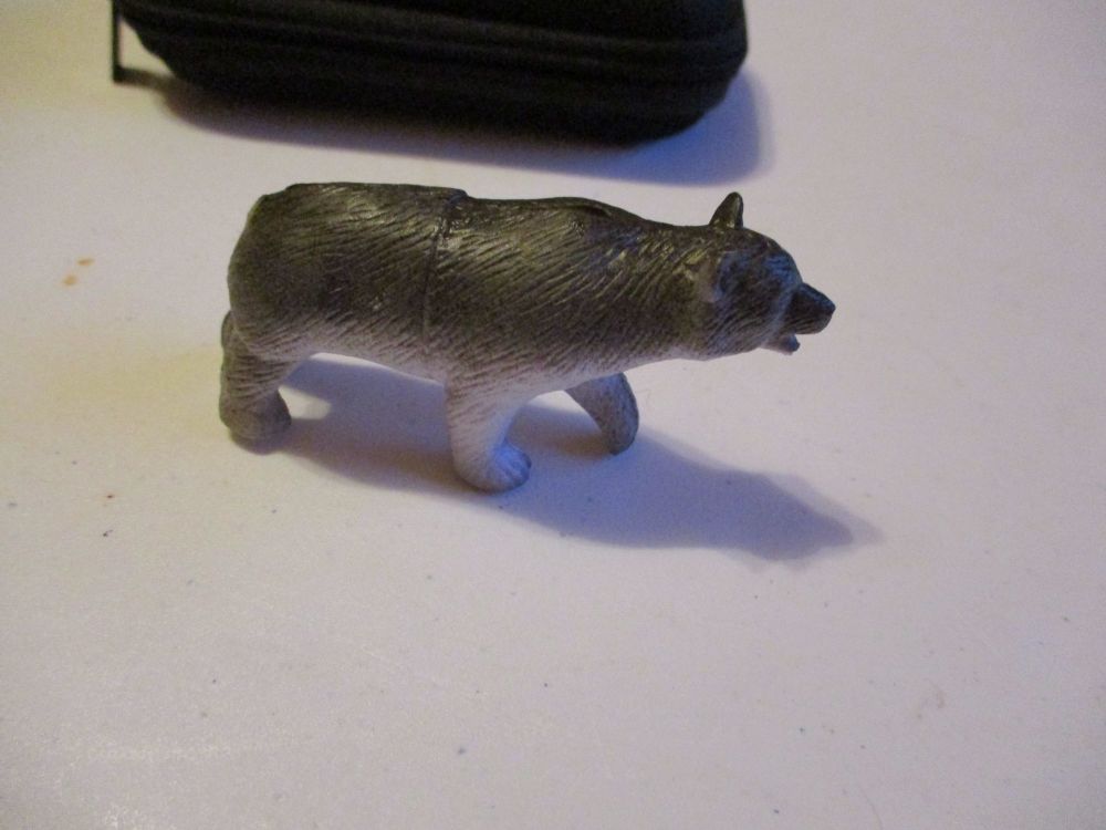 Small Bear Wildlife Figure Toy - Sturdy Plastic
