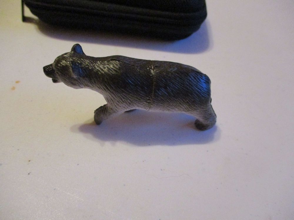 Small Bear Wildlife Figure Toy - Sturdy Plastic