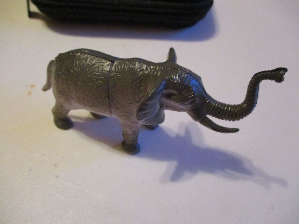 Small Elephant Wildlife Figure Toy - Sturdy Plastic