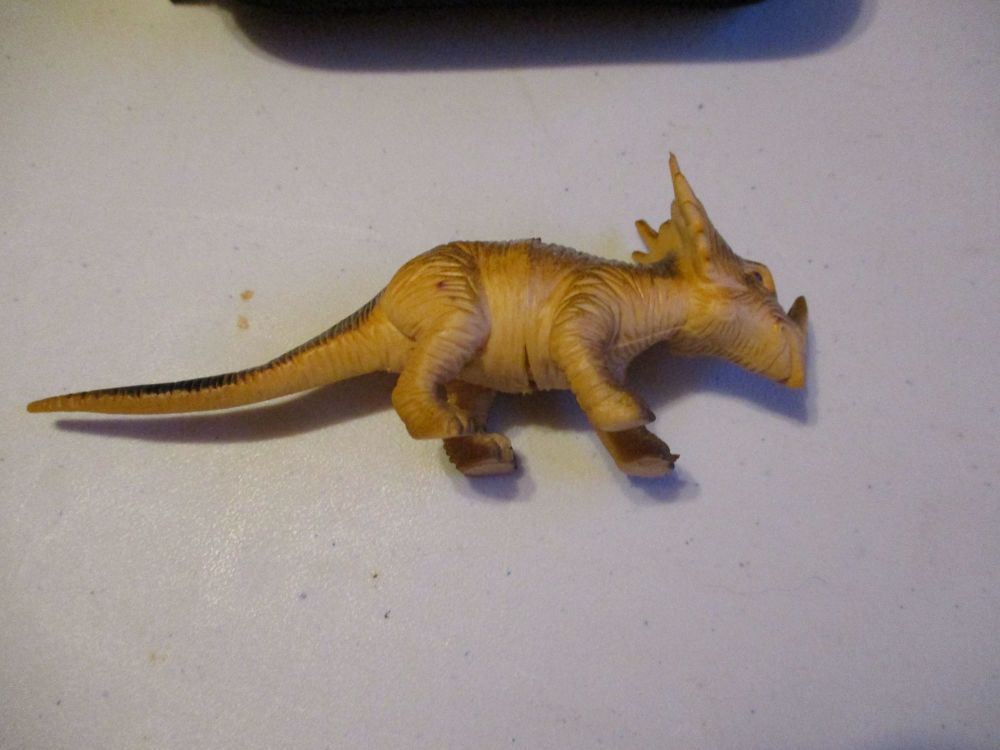 Small Styracosaurus Dinosaur Figure Toy - Sturdy Plastic