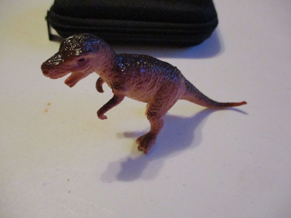 Small Brown Allosaurus Dinosaur Figure Toy - Sturdy Plastic