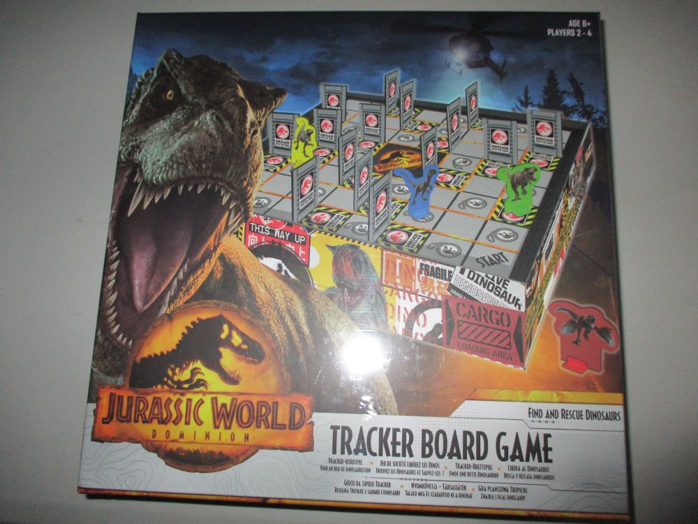 Jurassic World Dominion Tracker Board Game - Brand New & Sealed