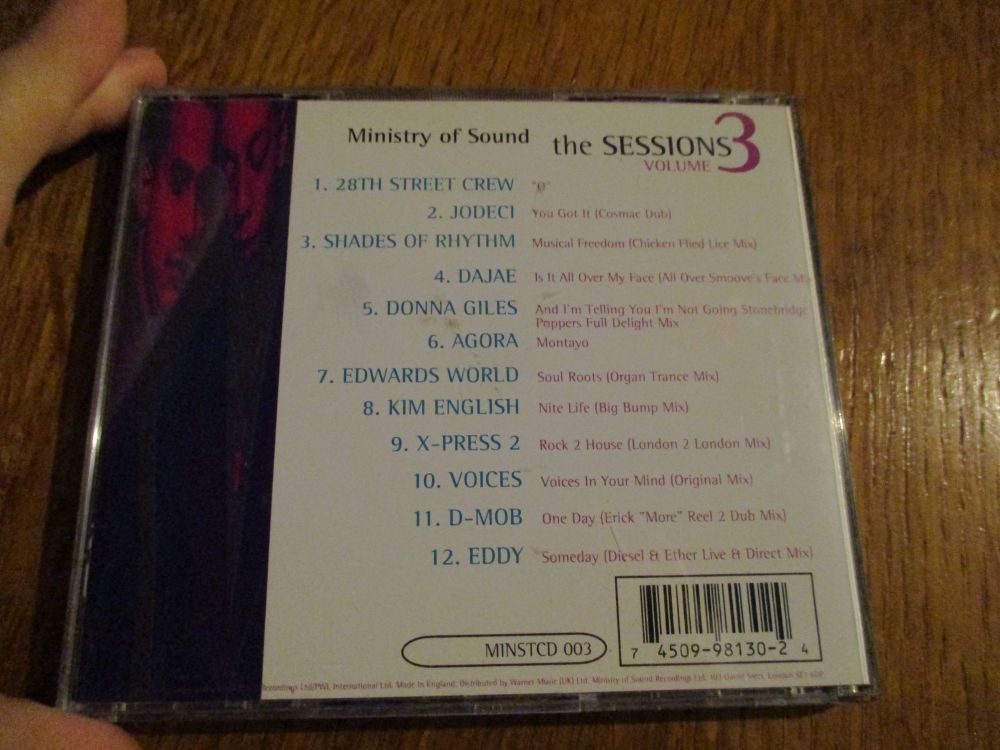 Ministry Of Sound - The Sessions Volume 3 - Mixed By Clivilles & Cole - CD