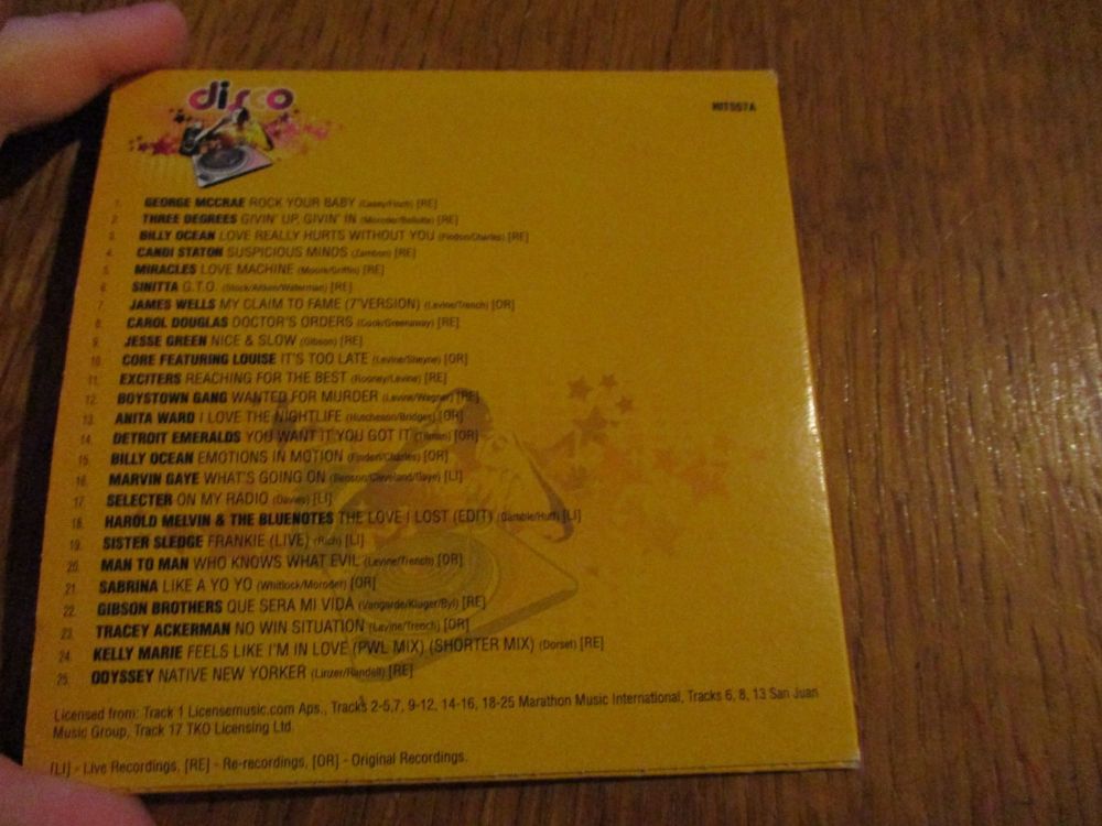 CD 1 - Disco Superhits *Promo Disc*- CD