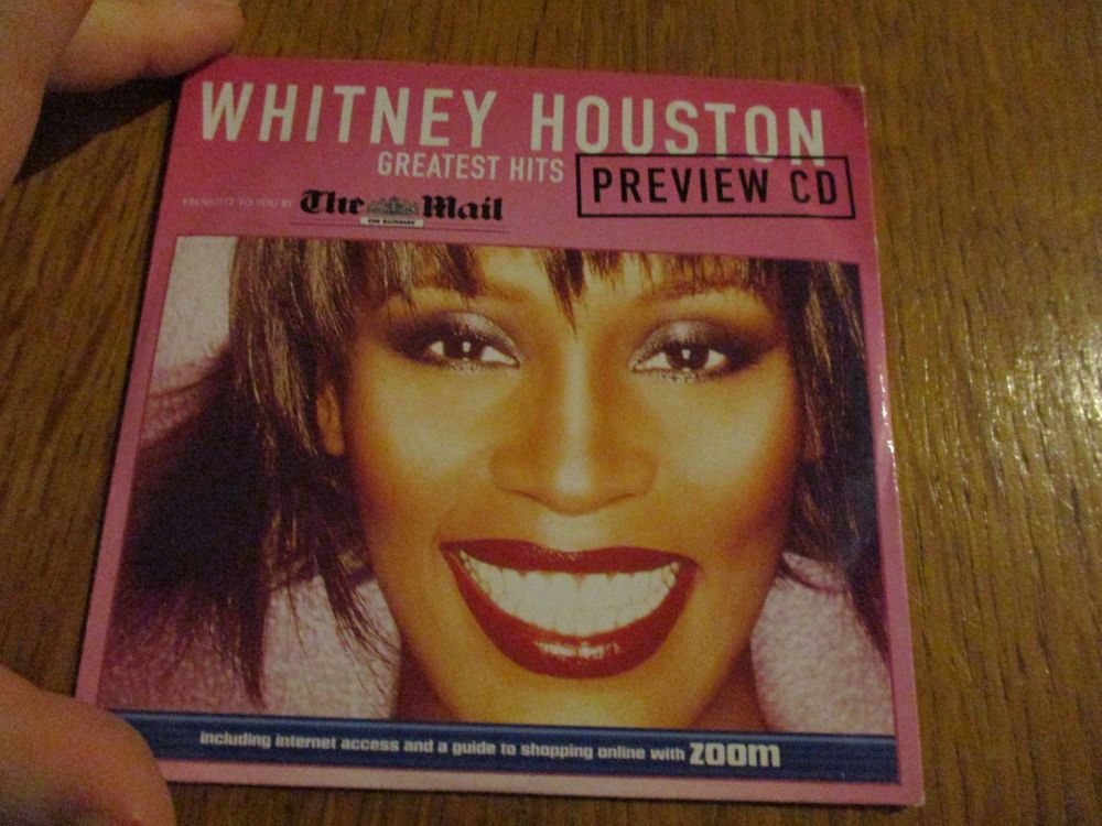 Whitney Houston - Greatest Hits Preview CD - The Mail - CD