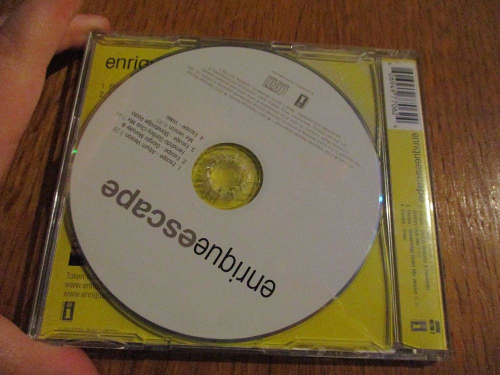 Enrique Iglesias - Escape - Single - CD