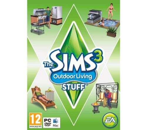 The Sims 3: Outdoor Living Stuff (PC: Windows/ Mac, 2011) - SEALED EUROPEAN