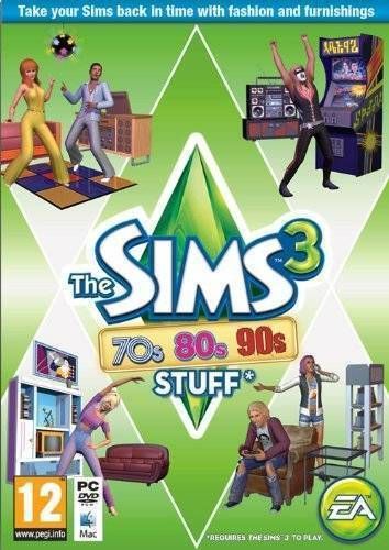 The Sims 3: 70s, 80s and 90s Stuff (PC: Mac and Windows, 2013) - SEALED European
