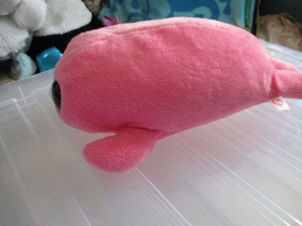 Pierre the Pink Seal - VelveTY Beanie Boos