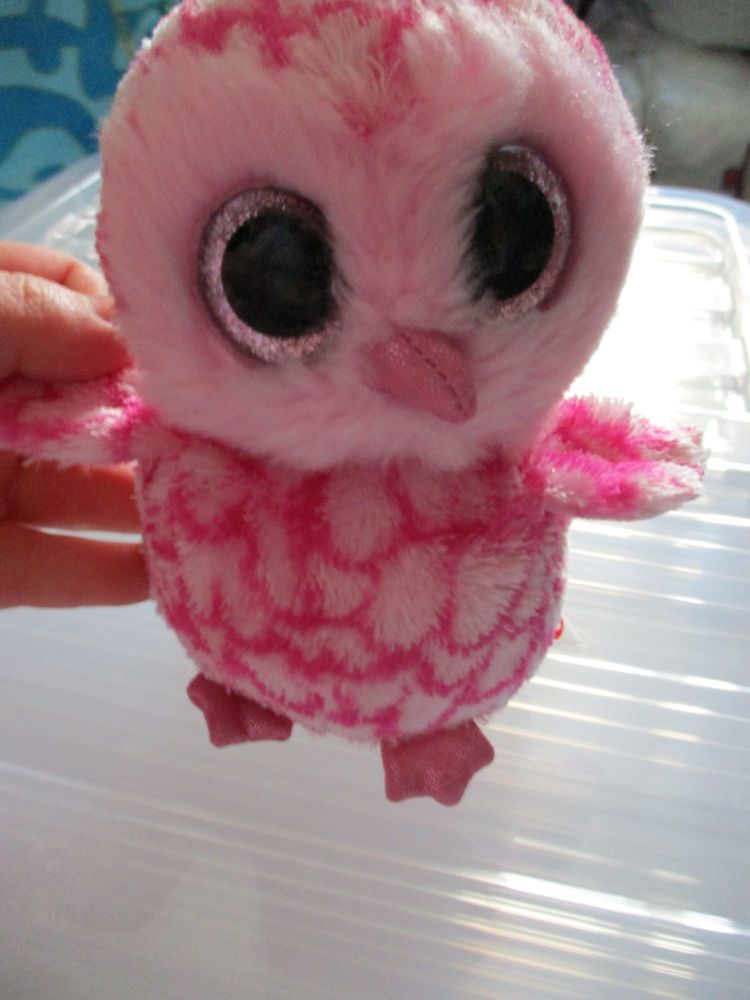Small Pinky the Owl TY Beanie Boos