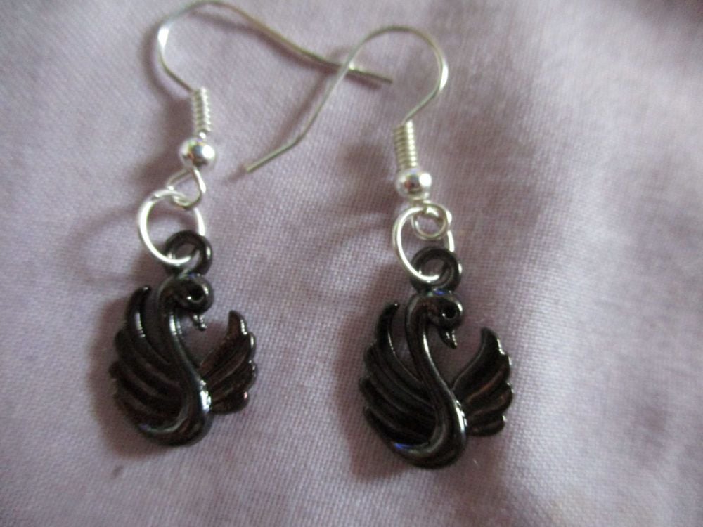Black Swan Styled Earrings