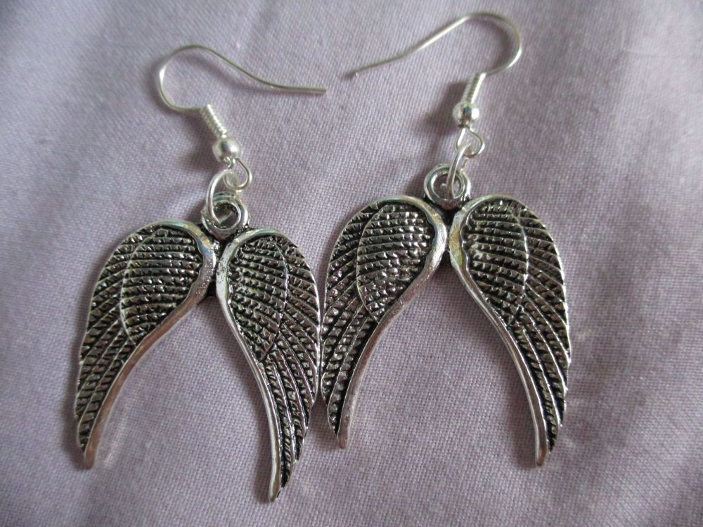 Double Wings Styled Earrings