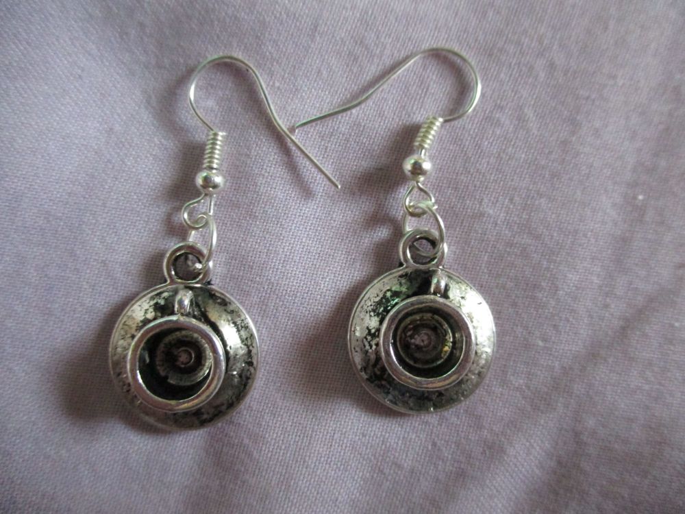 Teacup and Saucer Styled Earrings