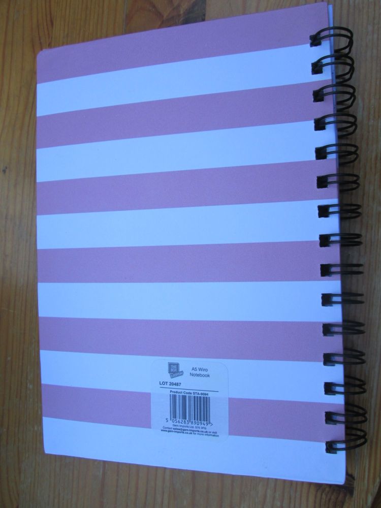 A5 Phrases Card-Covered Spiral Bound Lined Notebook - [All You Gotta Do is Believe]