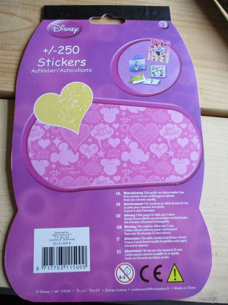 Disney Minnie Sticker Book/Pack