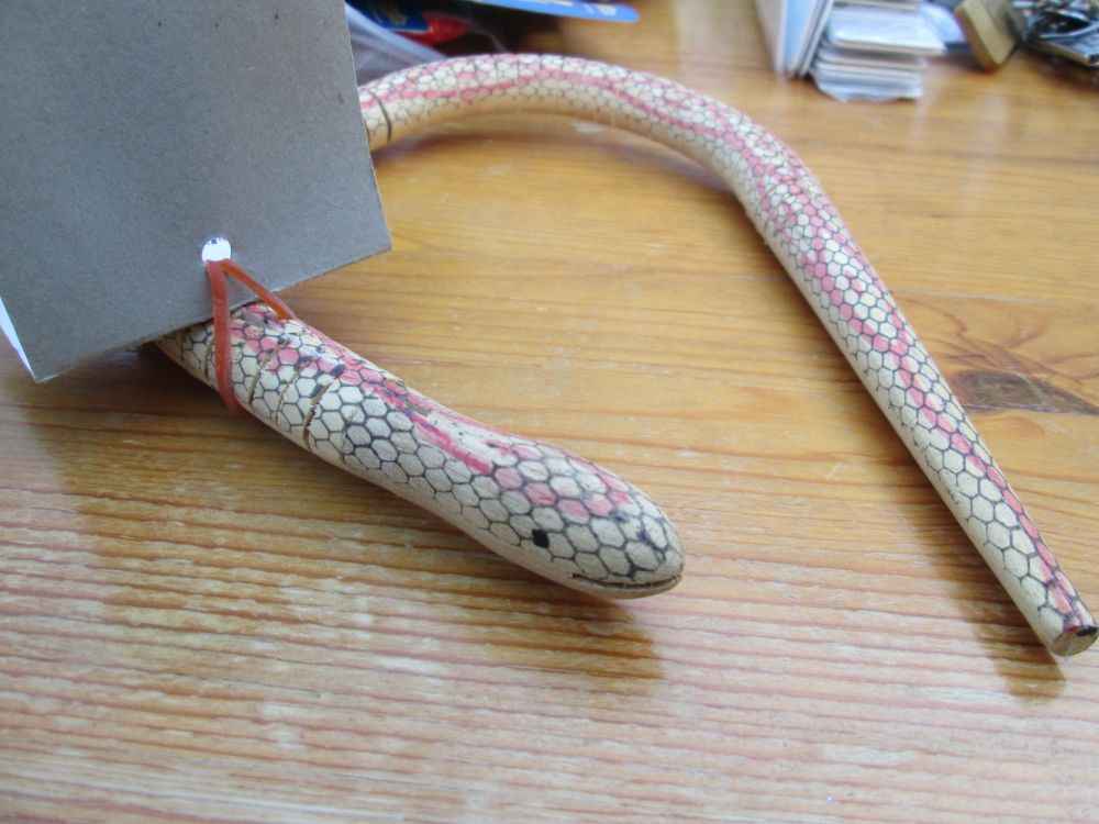 Light Red Wooden Swaying Snake - Playwrite