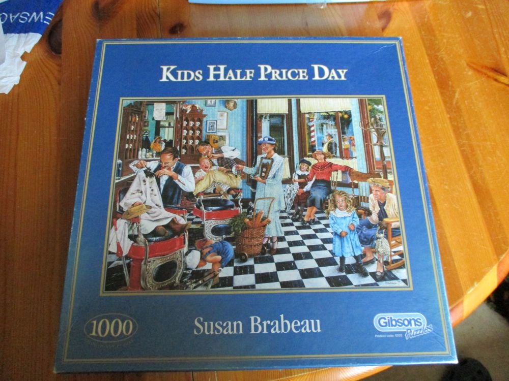 "Kids Half Price Day" 1000 Piece (1k pc) Gibbons Puzzles - Jigsaw Puzzle