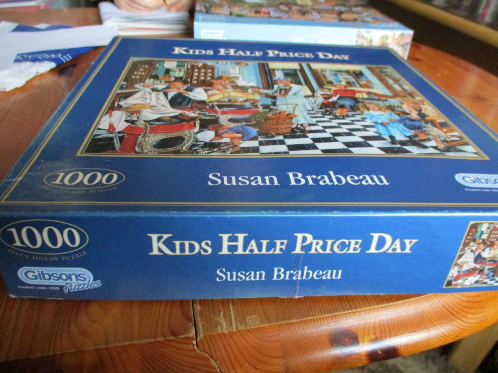 "Kids Half Price Day" 1000 Piece (1k pc) Gibbons Puzzles - Jigsaw Puzzle