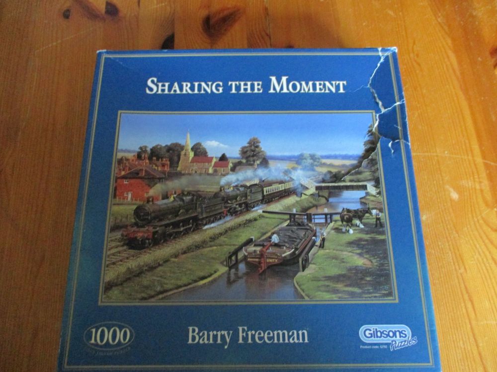 "Sharing the Moment" 1000 Piece (1k pc) Gibbons Puzzles - Jigsaw Puzzle