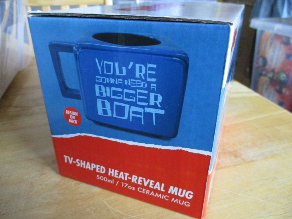 Official JAWS Heat Reveal TV-Shaped Mug - Ceramic - Collectable - Universal