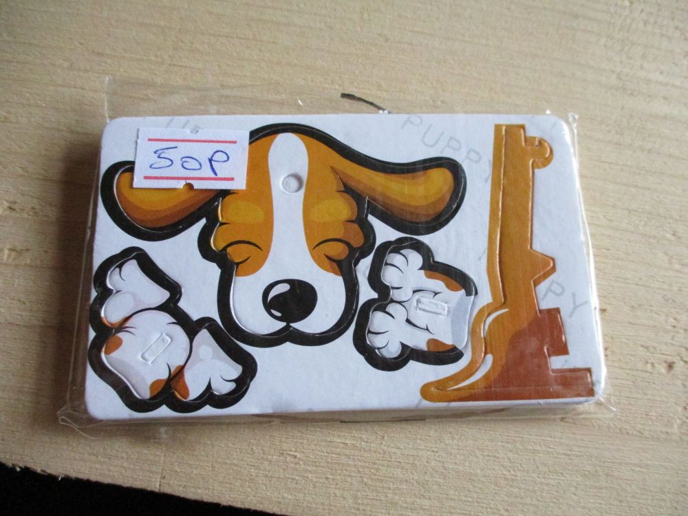 3pk Beagle Puppy 3D Puzzles - Playwrite