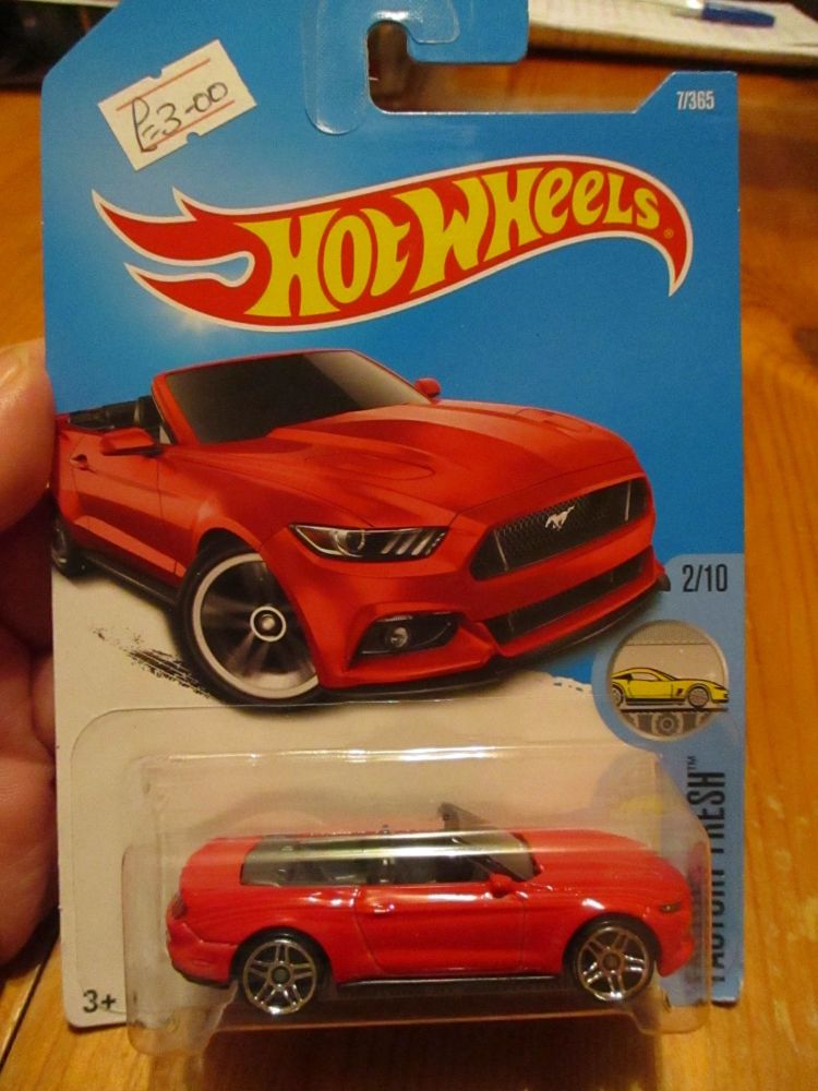 2015 Ford Mustang GT Convertible - Hot Wheels - HW Factory Fresh