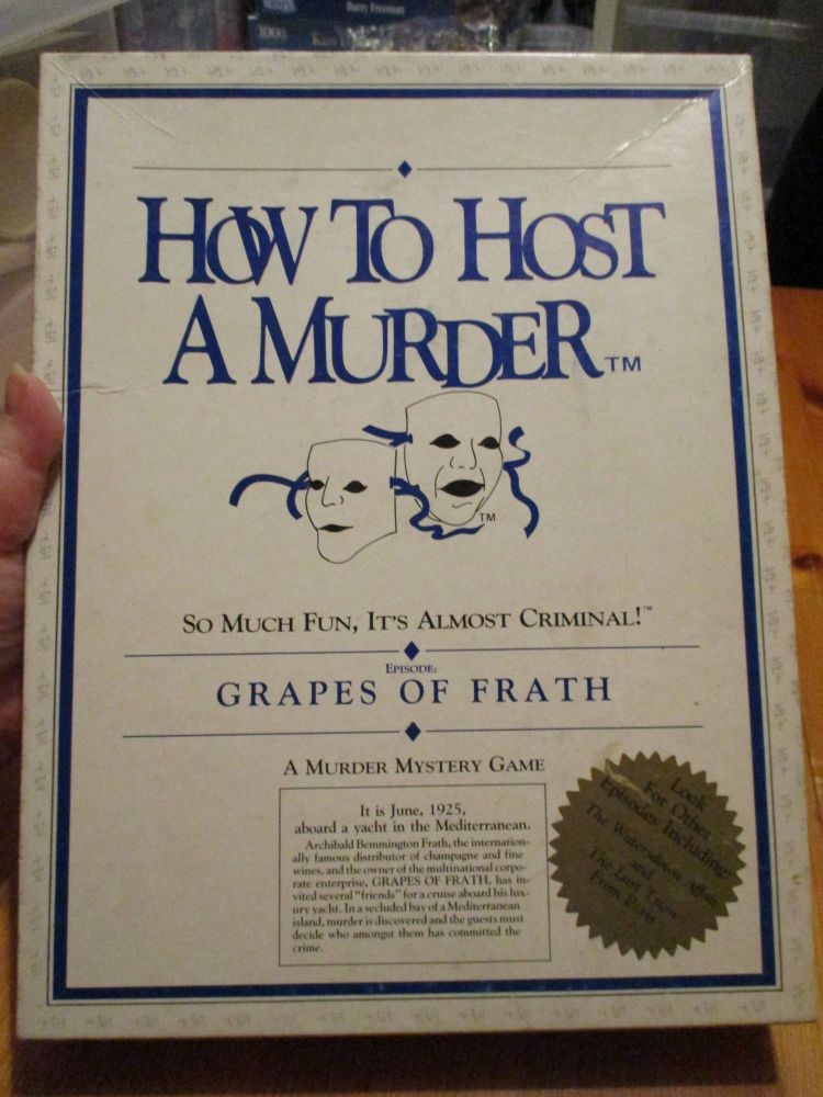 Grapes Of Frath - How to Host a Murder - Dinner Party Game