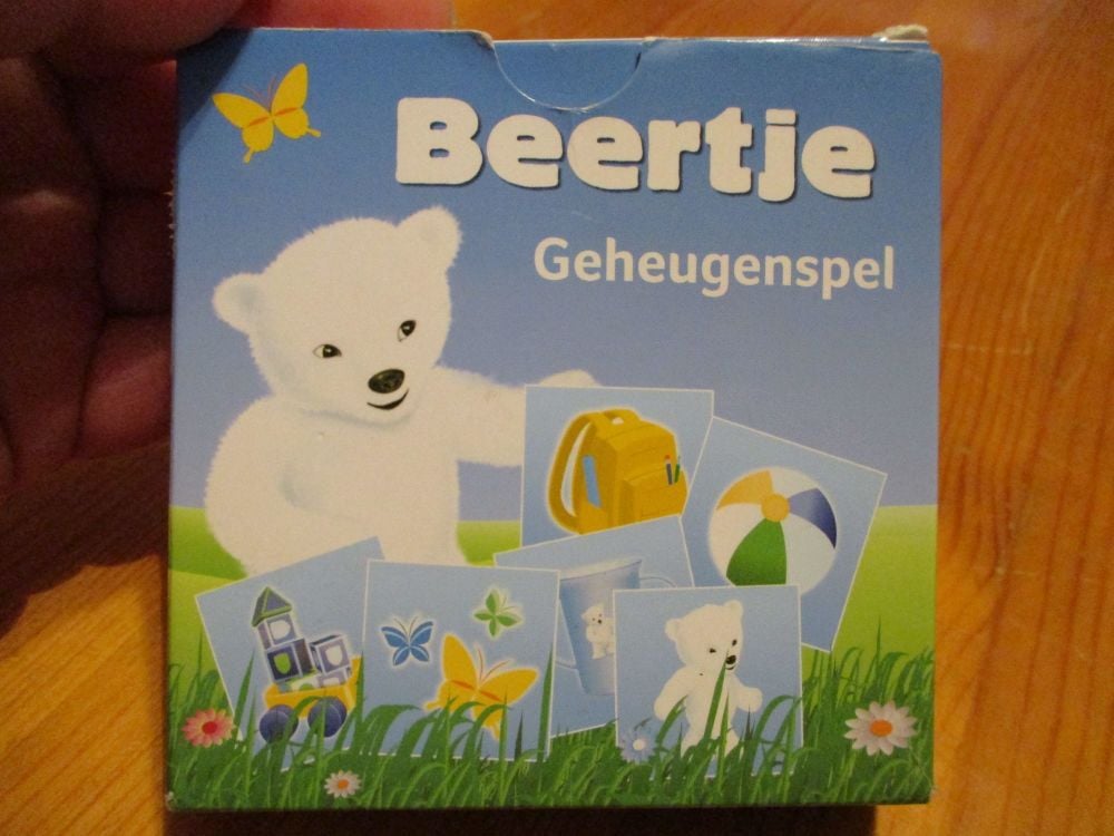 Beertje Geheugenspel - Bear Memory Game - Card Matching (bigger bear)