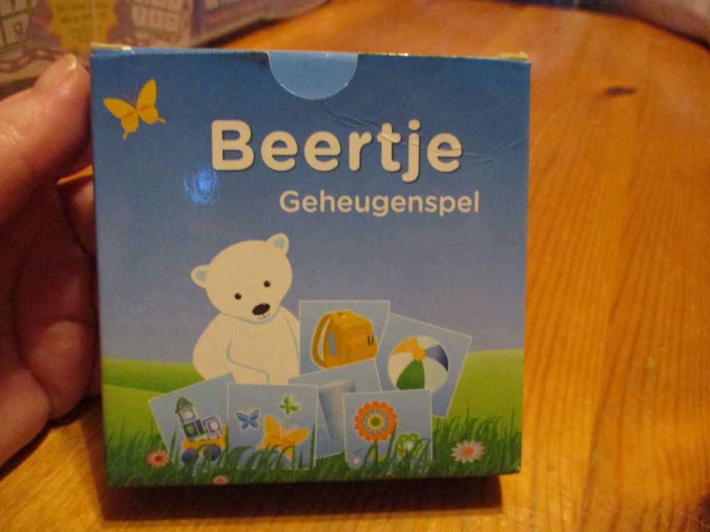 Beertje Geheugenspel - Bear Memory Game - Card Matching (smaller bear)