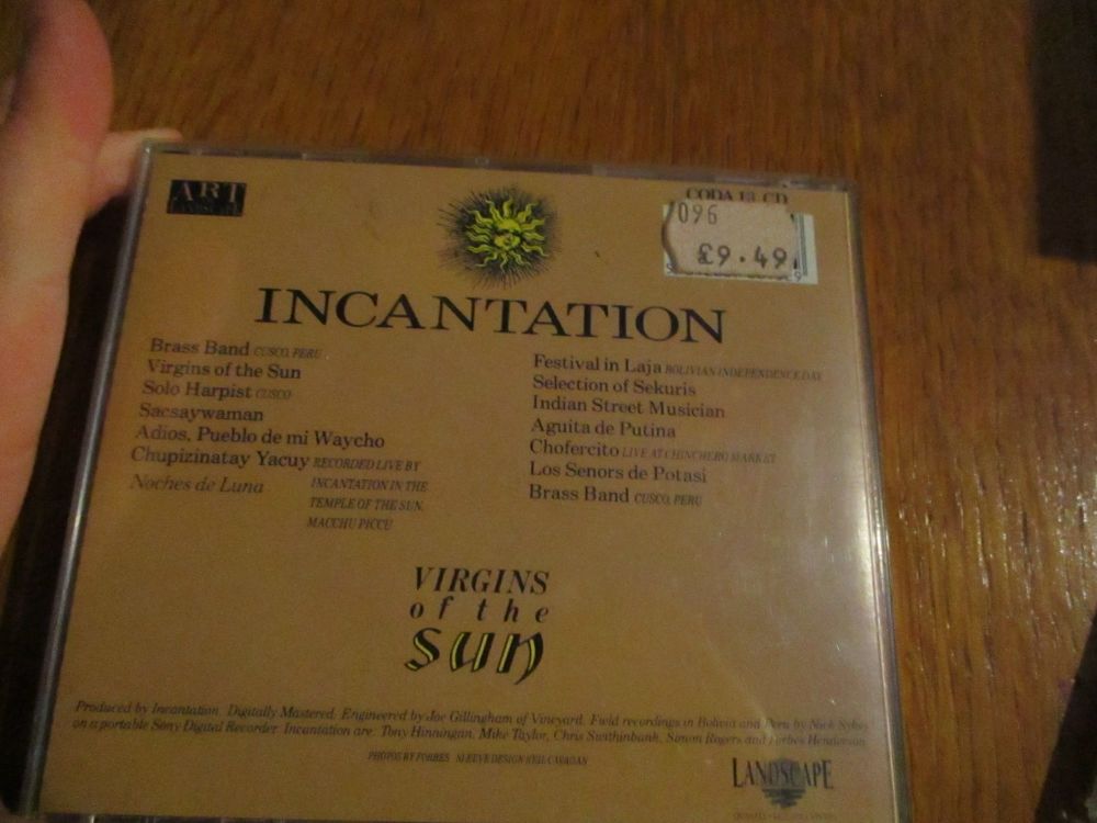 Incantation  - Virgins Of The Sun - CD