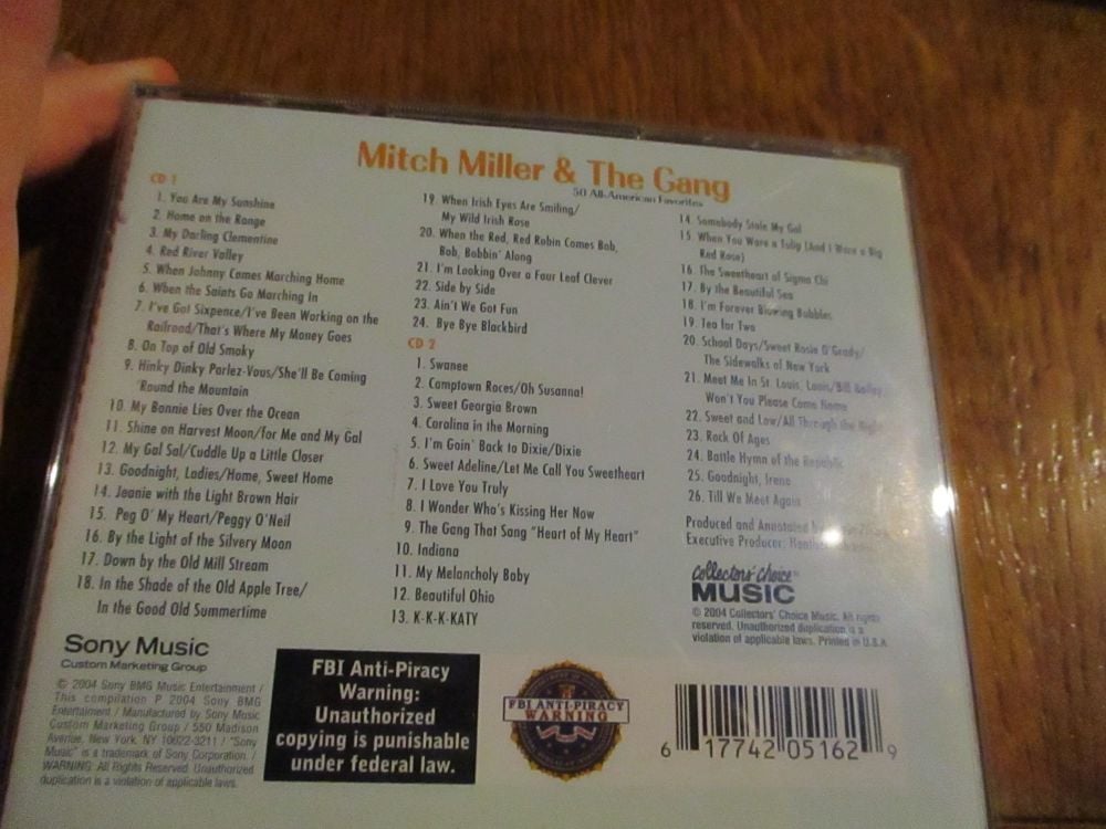 Mitch Miller and the Gang - 50 All-American Favorites - CD