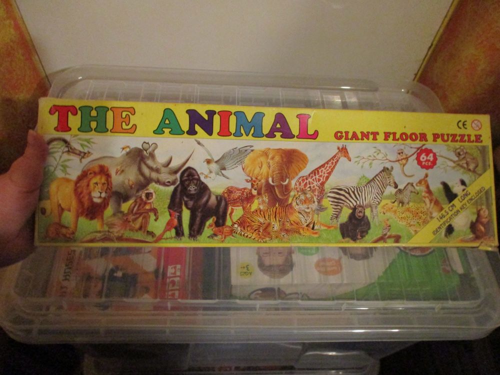 The Animal Giant Floor Jigsaw Puzzle - Vintage - 64pc - Puzzle Centre