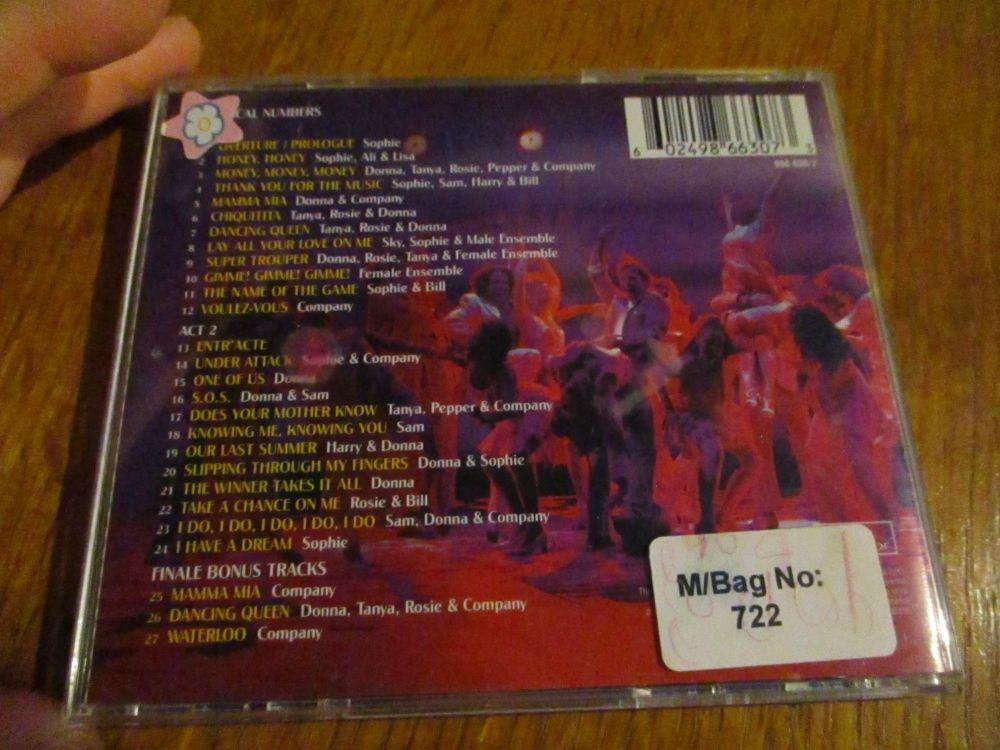 Smash Hit Musical - Mamma Mia - Original Cast Recording 1999-2004 5th Anniversary Year - CD