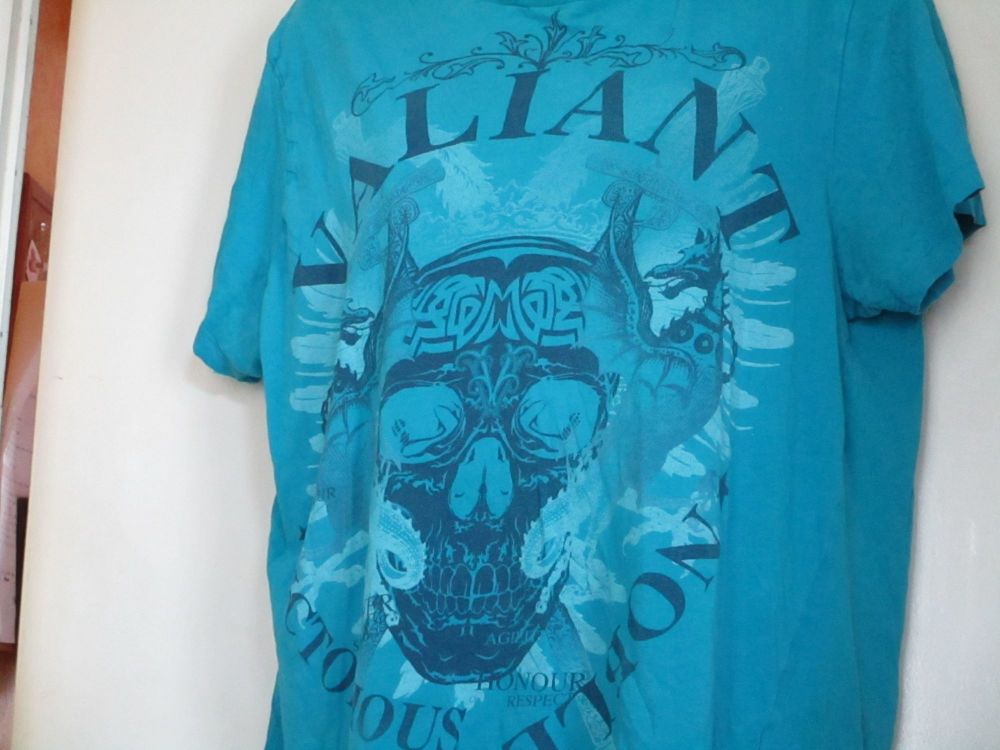 XL Blue T-shirt - Liberty Valour Cedarwood State