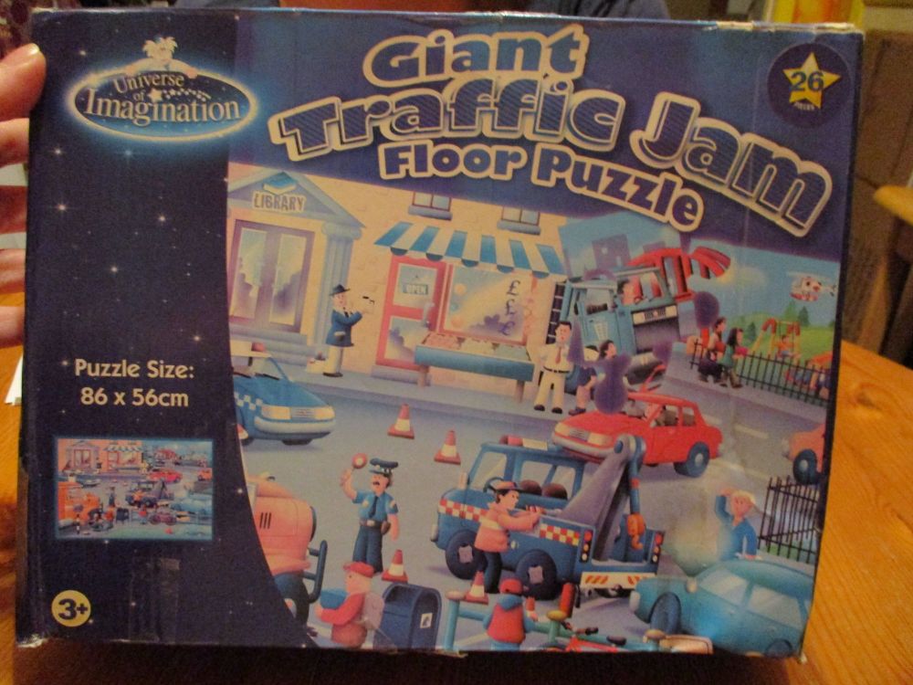 Toys R Us - Universe Of Imagination 26pc Giant Traffic Jam Floor Jigsaw Puz