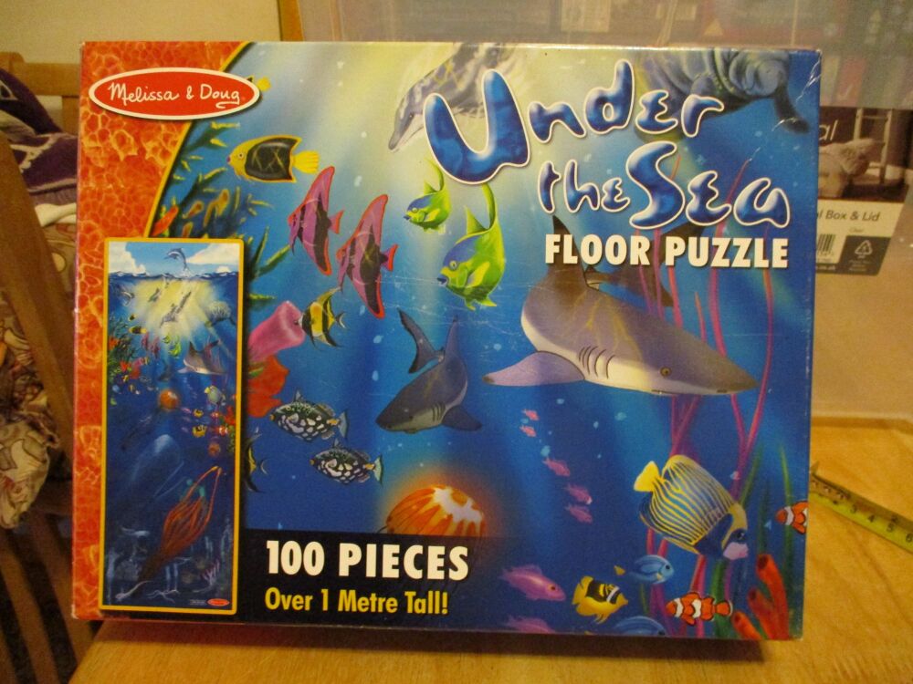 Melissa & Doug 100pc Under The Sea Floor Puzzle Jigsaw Puzzle