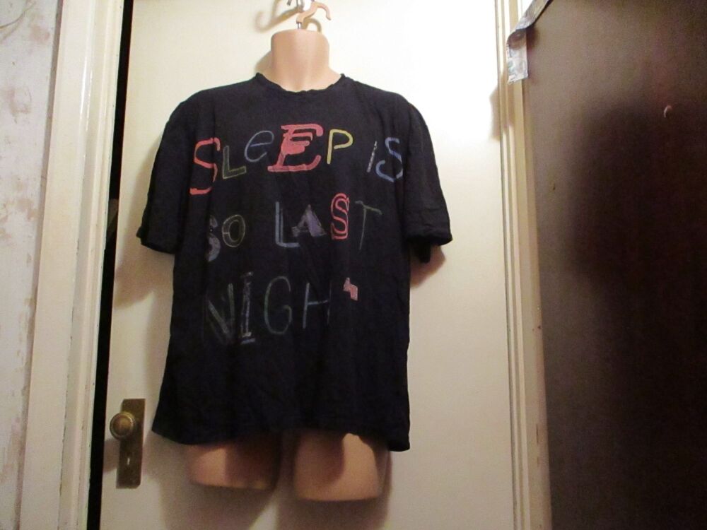 Jackamo Size XL T-Shirt - "Sleep is so last night"