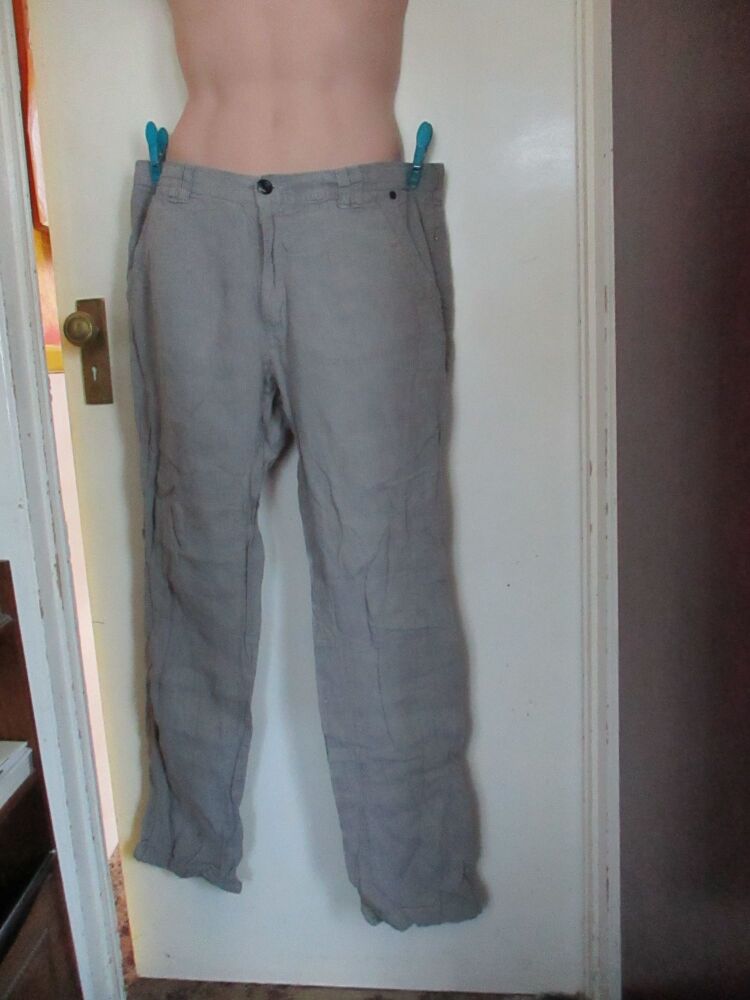 Next - Light Grey Unknown Size Trousers - See images - Guesstimate Size Lar