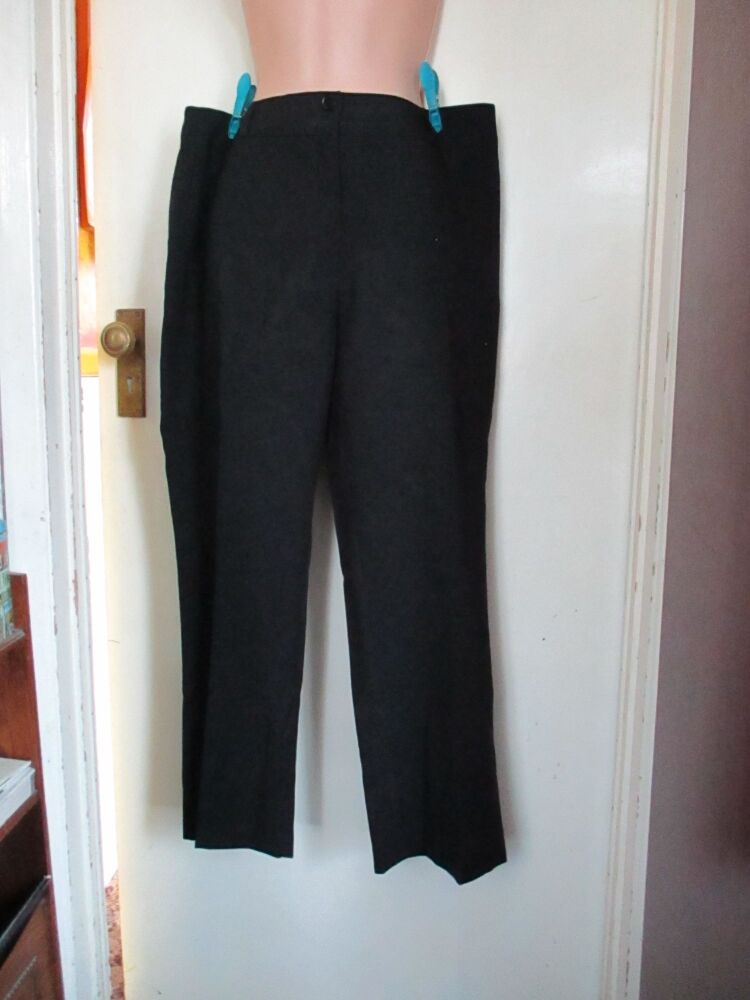 Papaya Collection Size 16 Black Trousers - Slight Stain