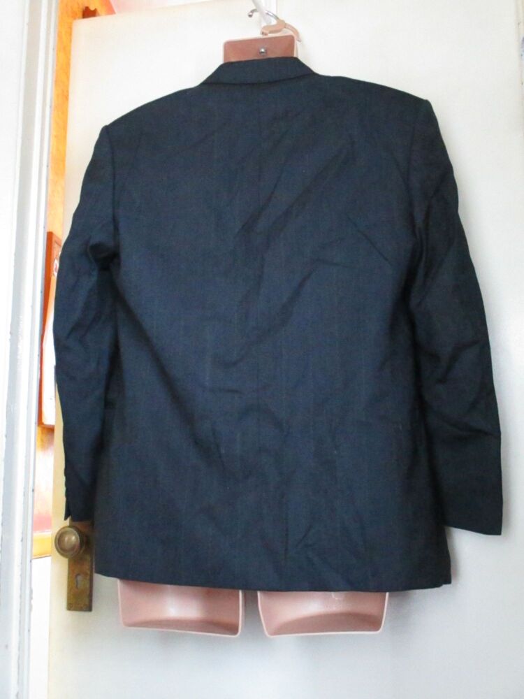 The Suit Company - Blue Jacket Size 40S with coloured pinstripes