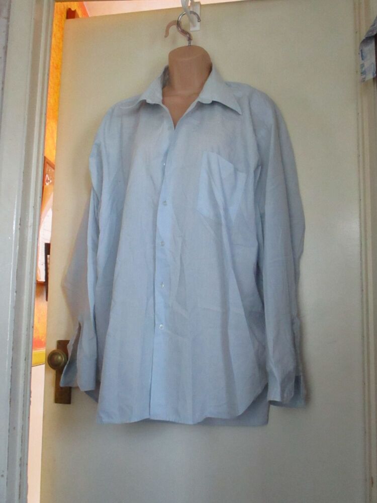 Classic Apparel - Size 18 Womens Long Sleeved Shirt - Pale Blueish White