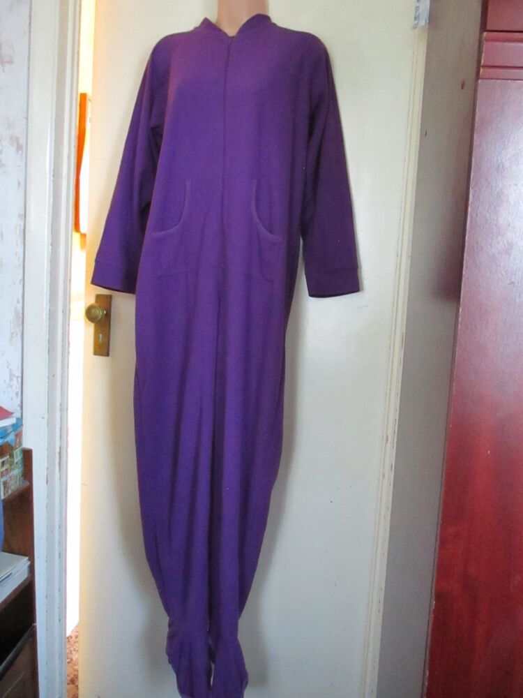 Secret Possessions - Size S/8-10 All In One Purple Snuggle Suit Onesie