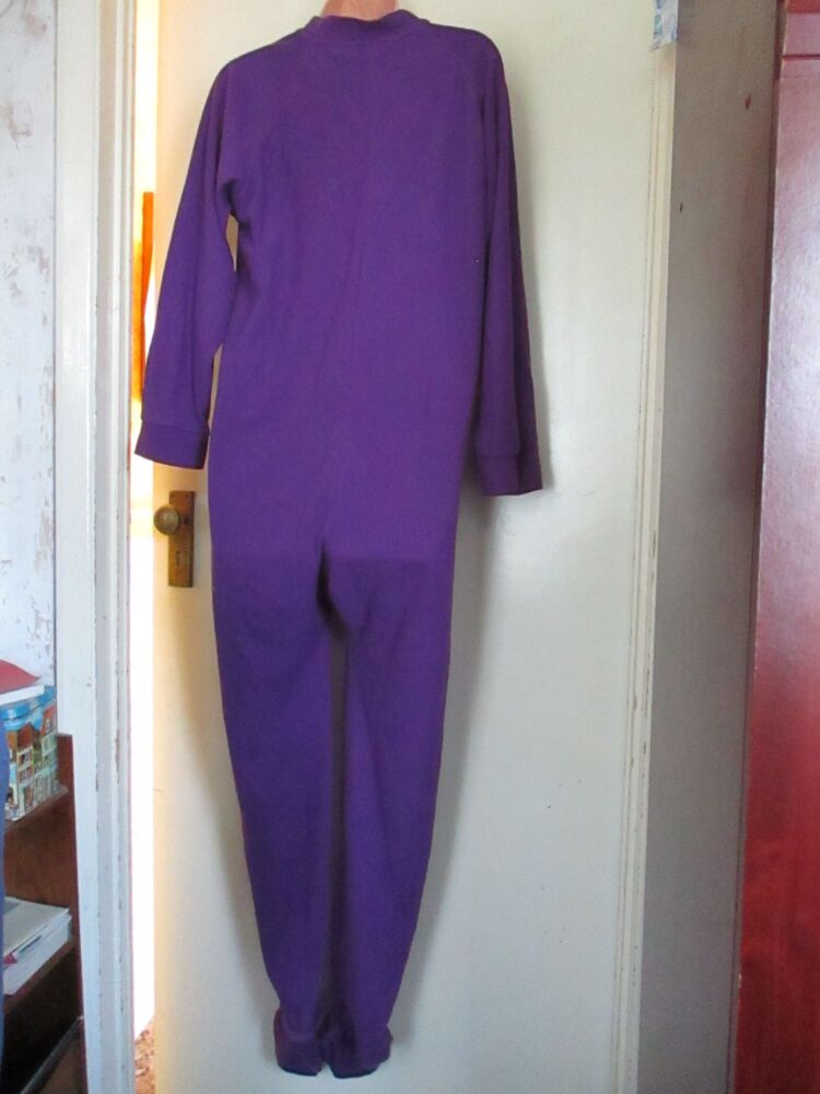 Secret Possessions - Size S/8-10 All In One Purple Snuggle Suit Onesie
