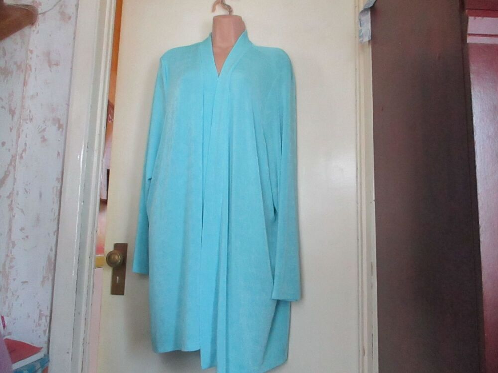 Classics - Light Cyan Coloured Size 32/34 Evening Ladies Top Cardigan Over-Jacket